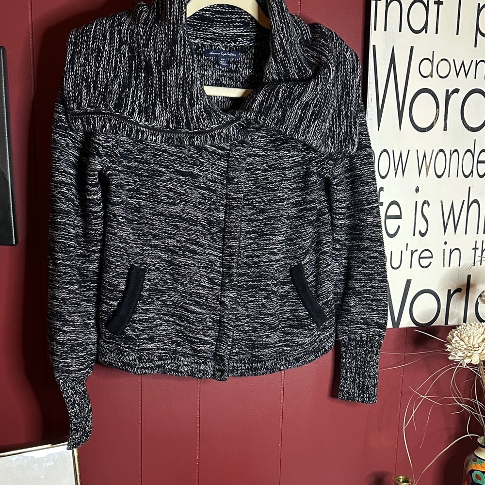 American Eagle Outfitters Cowl Neck Sweater Jacket